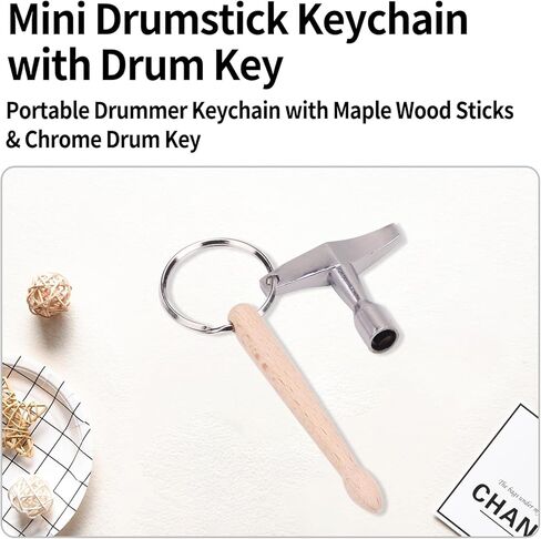 أداة الإيقاع في سلسلة مفاتيح الأسطوانة لالتقاط الطبول الإكسسوارات مفاتيح أسطوانات Mini Drumsticks لـ Bateria Acustica براميل الرموز الرئيسية للسيارة حامل المفتاح للبالغين والموسيقيين in Saudi Arabia