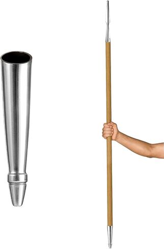 Lord of Battles Medieval Spear Butt Cap Viking Spearpoint Butt Steel Tip for Spears, Poles, & Outdoor Tools in Saudi Arabia