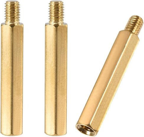 Uxcell M6x20mm + 8 مم ذكر-أنثى نحاس سداسي PCB اللوحة الأم فاصل المواجهة لطائرة بدون طيار FPV كوادكوبتر، الكمبيوتر ولوحة دوائر كهربائية 3 قطعة in Kuwait