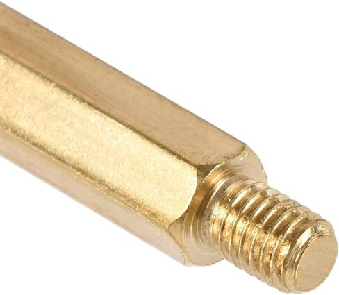 Uxcell M6x20mm + 8 مم ذكر-أنثى نحاس سداسي PCB اللوحة الأم فاصل المواجهة لطائرة بدون طيار FPV كوادكوبتر، الكمبيوتر ولوحة دوائر كهربائية 3 قطعة in Kuwait