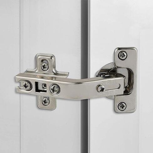 Royxtz 4pack 2pair 135 ° Lazy Susan Hinge ، تراكب كامل مخبأ لأجهزة استبدال خزانة المطبخ الزاوية ، خزانة ، باب طي in Kuwait