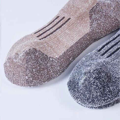 رجال/نساء L & XL Merino Wool المشي لمسافات طويلة الجوارب العمل في الهواء الطلق - 3 أزواج ، حقيبة قابلة للتحلل الحيوي in Kuwait
