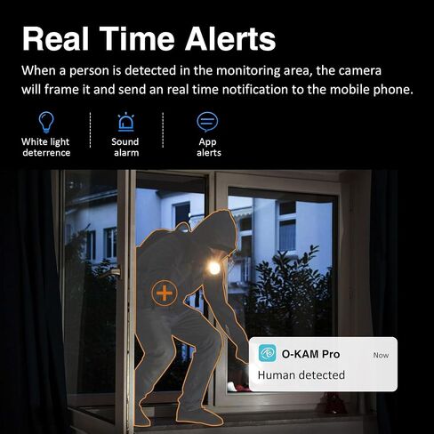 EVERSECU HD 2K 3.0MP WiFi Home Security Camera, Pan/tilt, Humanoid Auto Tracking, 2 Way Audio, Night Vision, Compatible with Alexa, ICSEE Baby Monitor Elder Pet Camera in Saudi Arabia