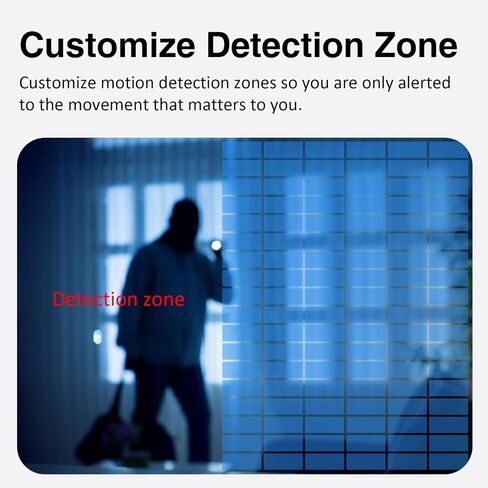 EVERSECU HD 2K 3.0MP WiFi Home Security Camera, Pan/tilt, Humanoid Auto Tracking, 2 Way Audio, Night Vision, Compatible with Alexa, ICSEE Baby Monitor Elder Pet Camera in Saudi Arabia