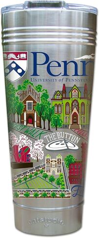 Catstudio Penn State University Collegiate Thermal Tumbler | عزل الجدار الثلاثي مع القاع غير المنزلق | كوب سفر جامعي رائع للمياه أو القهوة أو الشاي أو العصائر in Kuwait