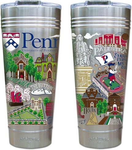 Catstudio Penn State University Collegiate Thermal Tumbler | عزل الجدار الثلاثي مع القاع غير المنزلق | كوب سفر جامعي رائع للمياه أو القهوة أو الشاي أو العصائر in Kuwait