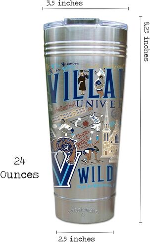 Catstudio Penn State University Collegiate Thermal Tumbler | عزل الجدار الثلاثي مع القاع غير المنزلق | كوب سفر جامعي رائع للمياه أو القهوة أو الشاي أو العصائر in Kuwait