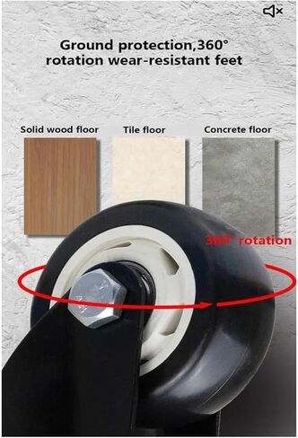 5 قطع/الكثير من كرسي الكمبيوتر العالمي 2 بوصة/مقطع الربيع M11 Lift Office Chair Wheel/Universal Brake Wheel (A-Universal-M11) in Saudi Arabia