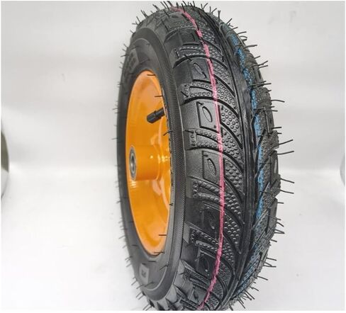 1 Pack 300-8 Pneumatic Tire 14 Inch Trolley Tiger Car Wheel Two Axle Construction Site Steel Plate Rubber in Saudi Arabia
