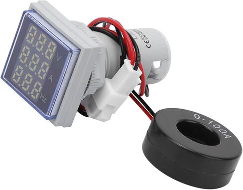 Digital AC Voltage Current Frequency Meter 3-Digit Display 60-500V Range Square Panel in Saudi Arabia