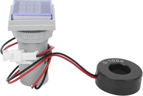 Digital AC Voltage Current Frequency Meter 3-Digit Display 60-500V Range Square Panel in Saudi Arabia