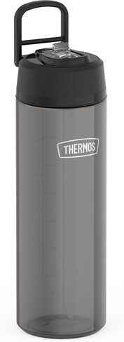 THERMOS ICON SERIES Lightweight Hydration Bottle - Durable Water Bottle Made with Tritan by Eastman with Straw Lid for Quick and Easy Drinking Experience - 26oz, Clear in Saudi Arabia