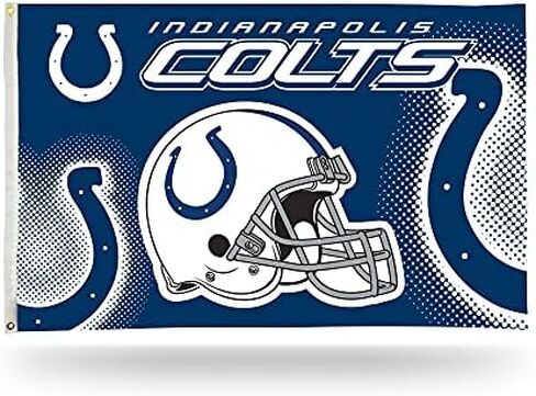 Rico Industries NFL Usisex 3 أقدام و 5 أقدام لافتة من جانب واحد مع الحلقات in Kuwait