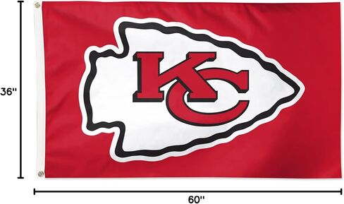 Wincraft Kansas City Chiefs 3 'X 5' Logo Logo Foll in Kuwait