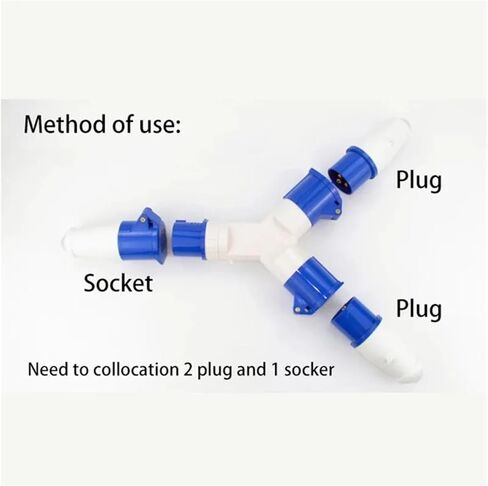 متعددة الوظائف مقاومة للماء ومقاوم للغبار 1-في 2 IP44 3p/4p/5p قابس ثلاثي الاتجاهات ومقبس 220v 380v مقبس ثلاثية (4p 16a) in Kuwait