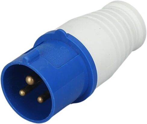 32A 3-pin 2P+E IP44 Waterproof Male and Female Electrical Connector Power Connection Industrial Plug and Socket(323 32a 3pin) in Kuwait
