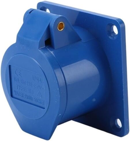 32A 3-pin 2P+E IP44 Waterproof Male and Female Electrical Connector Power Connection Industrial Plug and Socket(323 32a 3pin) in Kuwait