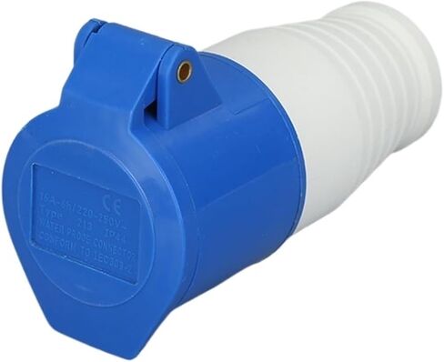 32A 3-pin 2P+E IP44 Waterproof Male and Female Electrical Connector Power Connection Industrial Plug and Socket(323 32a 3pin) in Kuwait