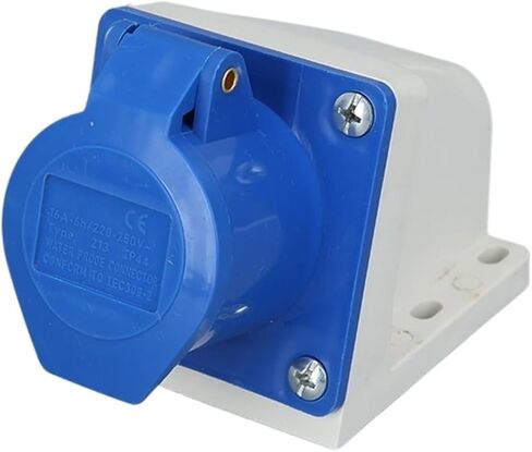 32A 3-pin 2P+E IP44 Waterproof Male and Female Electrical Connector Power Connection Industrial Plug and Socket(323 32a 3pin) in Kuwait