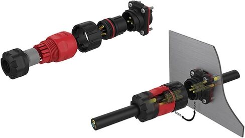 YM20 M20 Aviation 3-pin سلك توصيل توصيل الطاقة الذكور والإناث سد المقبس للسلامة الصناعية الطاقة الجديدة (مجموعة قابس الذكور 3pin) in Kuwait