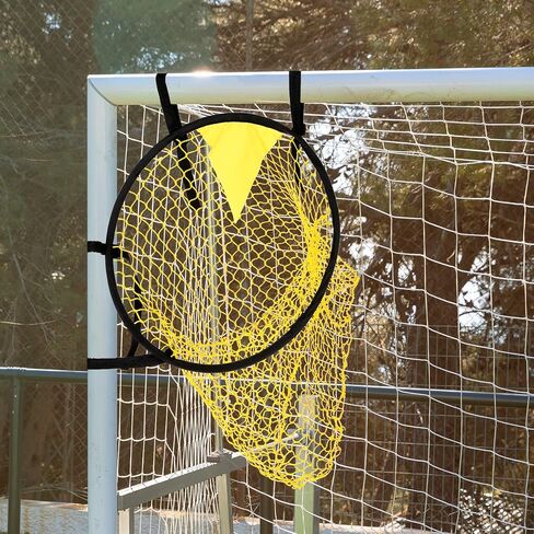 2 PCS Soccer أهداف للتدريب على الأهداف ، أفضل الهدف من Bins Soccer ، هدف التدريب على كرة القدم | أعلى صناديق معدات لإطلاق النار على دقة التدريب | تصميم متين - أشرطة طويلة جدًا مع حالة حمل in Kuwait