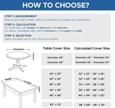 Square Fitted Tablecloth 34x34 Inch-2 Pack Black Card Elastic Spandex Table Cover-Small Stretch Folding Table Cloths Topper Cap for Kitchen Dining Picnic Patio Outdoor Party Tables in Saudi Arabia