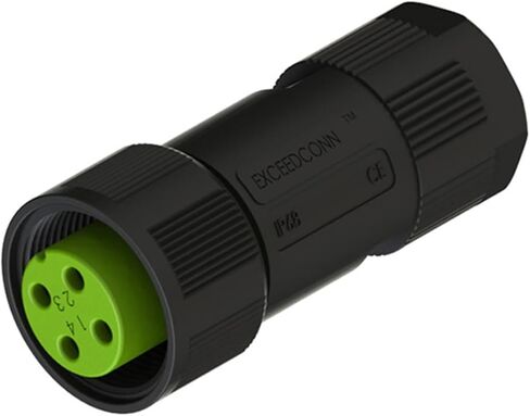 10 أجهزة كمبيوتر/مجموعة صناعية للذكور والإناث Mount IP68 موصل طاقة السيارات مقاوم للماء M20 4-pin لطائرة الإضاءة LED الشمسية (EC04681-1114-BF 15A) in Saudi Arabia