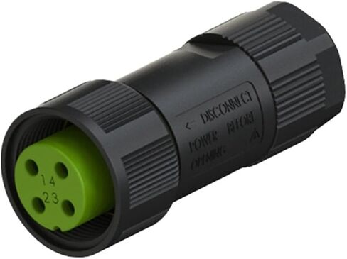 10 أجهزة كمبيوتر/مجموعة صناعية للذكور والإناث Mount IP68 موصل طاقة السيارات مقاوم للماء M20 4-pin لطائرة الإضاءة LED الشمسية (EC04681-1114-BF 15A) in Saudi Arabia