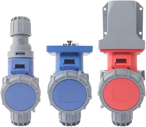 IP67 المكونات الصناعية والمقبس 16A 32A 3 دبوس 4 دبوس 5 دبوس الحائط لوحة مقبس مقلاة مقرن 220V 380V 415V (المكونات 5P 32A) in Kuwait