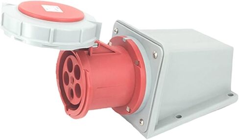 IP67 Industrial Plug and Socket Connector Three Phase 3P4P5P 63A/125A Waterproof Wall Mounted Socket Coupler 220V 380V 415V(Plug 4P 63A) in Saudi Arabia