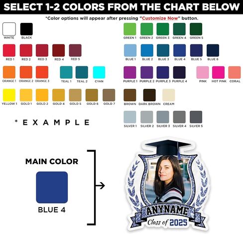 Custom Face Photo Name Sticker Personalized Graduation 2025 Face Fans Name Waterproof Vinyl Stickers for Laptop Water Bottle Cars Phone Case Decal Decor Stuff Gifts in Kuwait