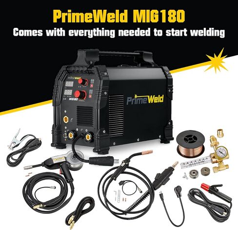Primeweld MIG180 MIG لحام ، 180 AMP آلية لحام الأسلاك مع الجهد المزدوج 220 فولت ، 110 فولت in Kuwait
