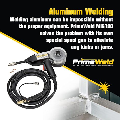 Primeweld MIG180 MIG لحام ، 180 AMP آلية لحام الأسلاك مع الجهد المزدوج 220 فولت ، 110 فولت in Kuwait