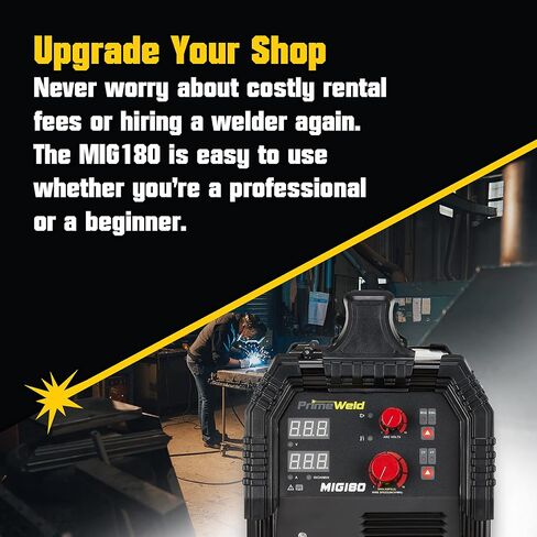 Primeweld MIG180 MIG لحام ، 180 AMP آلية لحام الأسلاك مع الجهد المزدوج 220 فولت ، 110 فولت in Kuwait