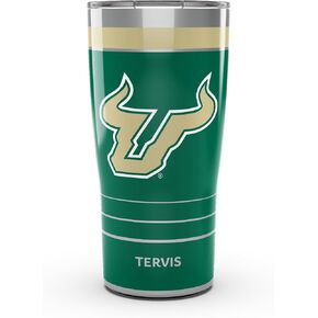 Tervis Traveler USF Bulls - MVP Triple Walled Tumbler Cup Cup يحافظ على المشروبات الباردة والساخنة ، 20 أوقية ، من الفولاذ المقاوم للصدأ in Saudi Arabia