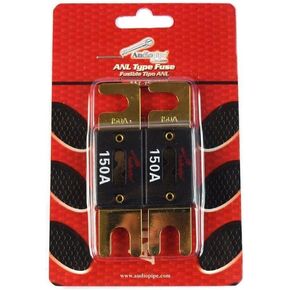 Audiopipe 2 PCS 150 أمبير ANL الصمامات الذهب مطلي باك باك صوت ستيريو in Saudi Arabia