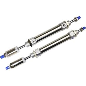 1pcs MAJ16 Series Stroke Adjustable Stainless Steel Mini Air Pneumatic Cylinder Piston Built-in Magnetic Ring Bore 16mm(MAJ16x150-50-S) in Kuwait