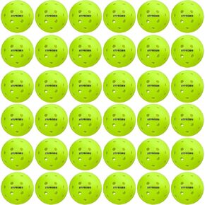 FITPROWIN Outdoor Pickleball Balls 40 Holes Pickleballs High Bounce & Durability Pickle Ball 4/12/36 Pack Great Visibility Neon Green Pickleballs for Beginners Professionals in Saudi Arabia