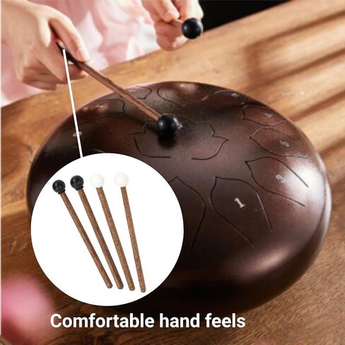 4PCS Steel Tongue Drum Mallet, Child Rubber Mallet,6.5in Rubber Percussion Mallets,Steel Tongue Percussion Instrument Mallets for Child Drummers and Practitioners in Kuwait