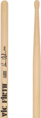 سلسلة توقيع Vic Firth Ash Soan Drumsticks - حزمة 3 عبوات مع قطعة قماش أوستن بازار تلميع in Saudi Arabia
