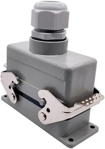 Heavy Duty Connectors HDC-HE-016-1/2/3/4 F/M 16pin 16A 500V Industrial Rectangular Aviation Connector Plug Screw Connection(Hdc-he-016-1) in Saudi Arabia