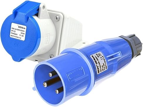 3pin 32a IP44 POWER POUND BUTTERTER SUBTE SUBKENT MATCH CONCTURCENT FOR FACTORY Subway Stadium Industry KL4-4B (Docking Set2) in Kuwait