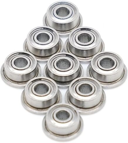FR144ZZ Flange Ball 1/8 X1/4 X7/64 Double Metal Bearings 3.175x6.35x2.779mm Inch 2Pcs in Saudi Arabia