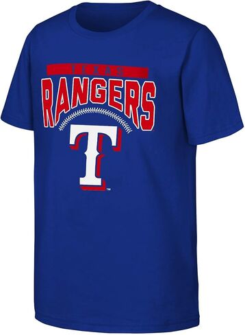 MLB Kids Youth 8-20 Color Team Color Stake Out Arch Logo T-Shirt in Kuwait