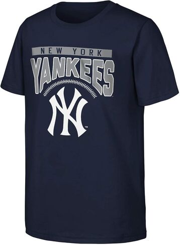 MLB Kids Youth 8-20 Color Team Color Stake Out Arch Logo T-Shirt in Kuwait