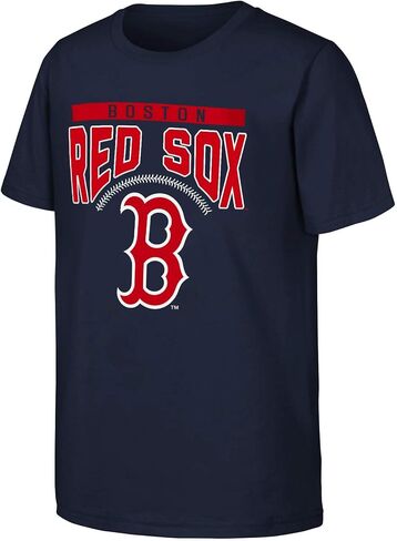 MLB Kids Youth 8-20 Color Team Color Stake Out Arch Logo T-Shirt in Kuwait