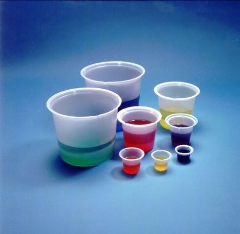 B5-1000 Polystyrene Disposable Beaker, 5mL Capacity (Case of 1000) in Saudi Arabia
