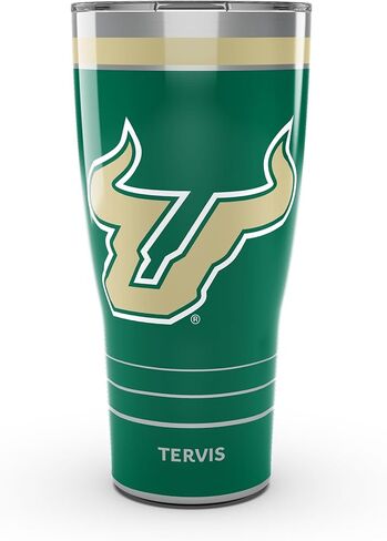 Tervis Traveler USF Bulls - MVP Triple Walled Tumbler Cup Cup يحافظ على المشروبات الباردة والساخنة ، 20 أوقية ، من الفولاذ المقاوم للصدأ in Kuwait