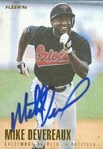 Warehouse 50442 Mike Devereaux Card Baseball Card Baltimore Orioles 1996 Fleer No .U2 in Saudi Arabia