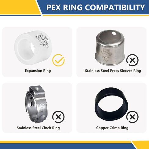 1Inch PEX-A Expansion Fittings,F1960 Brass Coupling,PEX Expansion Fittings Straight Coupling For Pex A Tubing（2 PACK)(PEX1960011) in Saudi Arabia